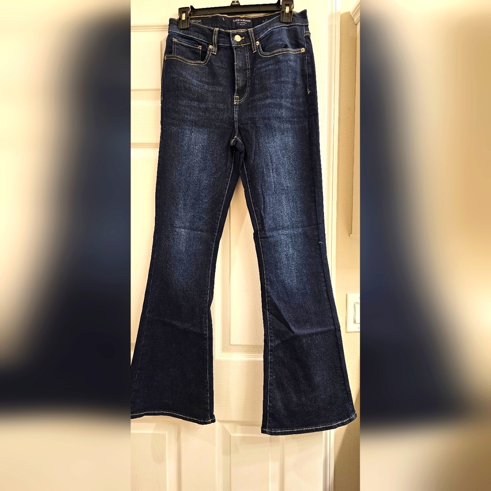 Size 6 Lucky Brand Stevie High-rise Flare Jeans